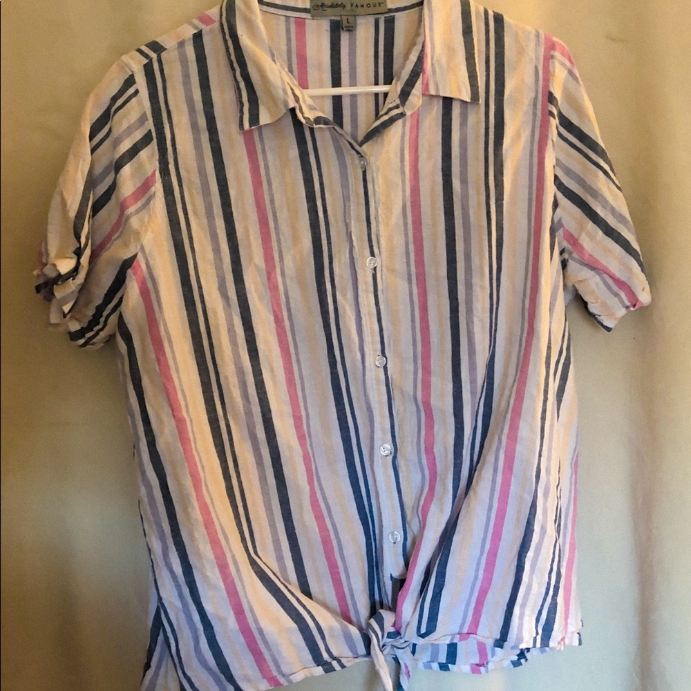 Colorful Button Down - Picture 2 of 4